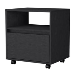 Wenge 1-Drawer Nightstand