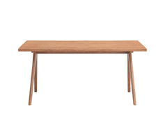 Casual Stylish Natural Finish Rectangular Wooden Dining Table 1pc Mid-Century Modern Kitchen Dining Furniture