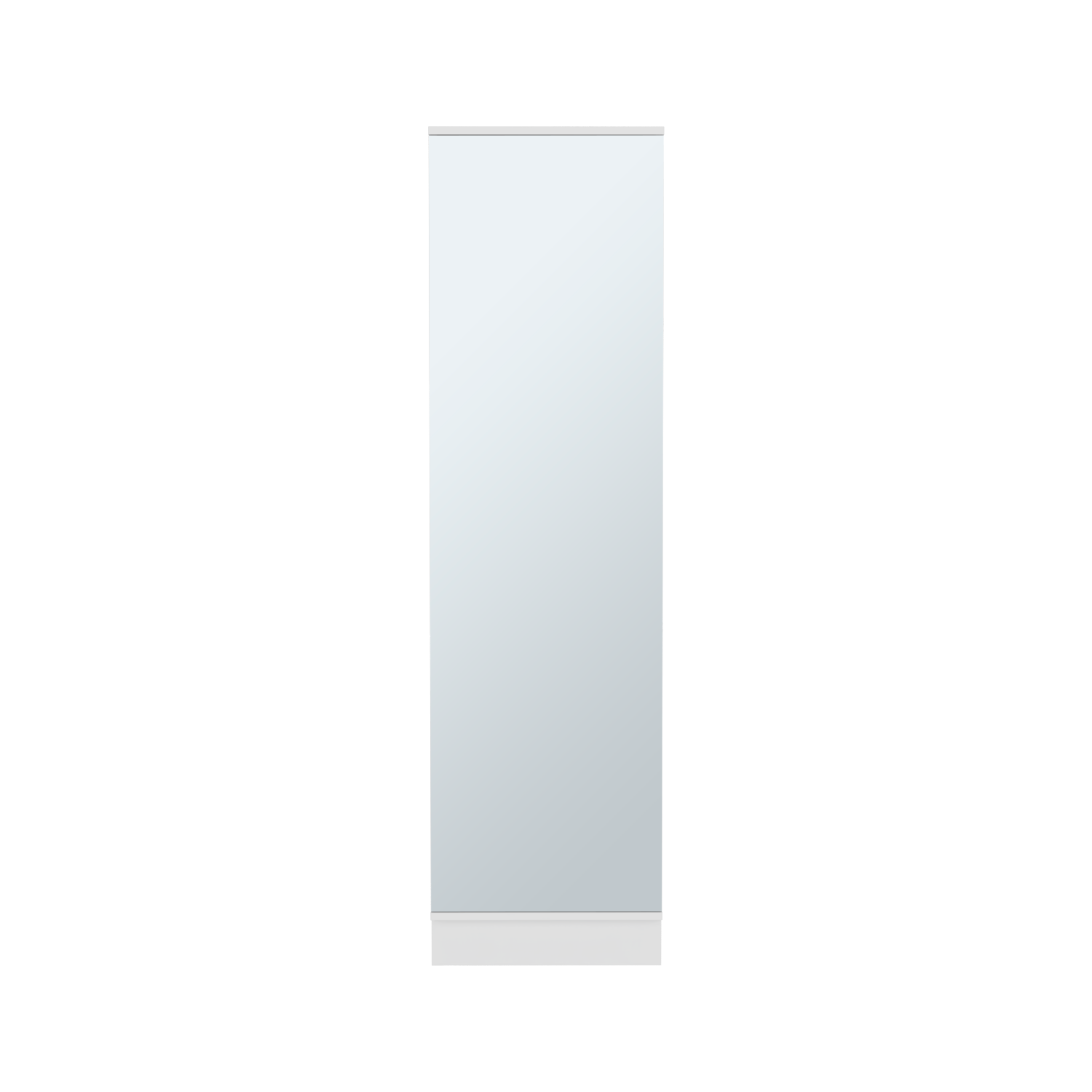 Shoe rack 67" H, five internal Storage Shelves, a mirror, a door, approximate capacity of 10 pairs of shoes, White
