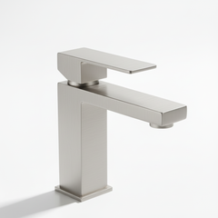Single Handle Bathroom Faucet Lavatory Faucet Stainless Steel Single Hole-T20, Brushed Nickel