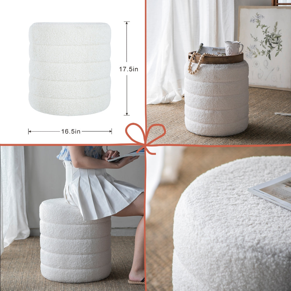 S/5 French Country Home Decor Collection (Includes an artificial plant, vase, trays, stool and side table)