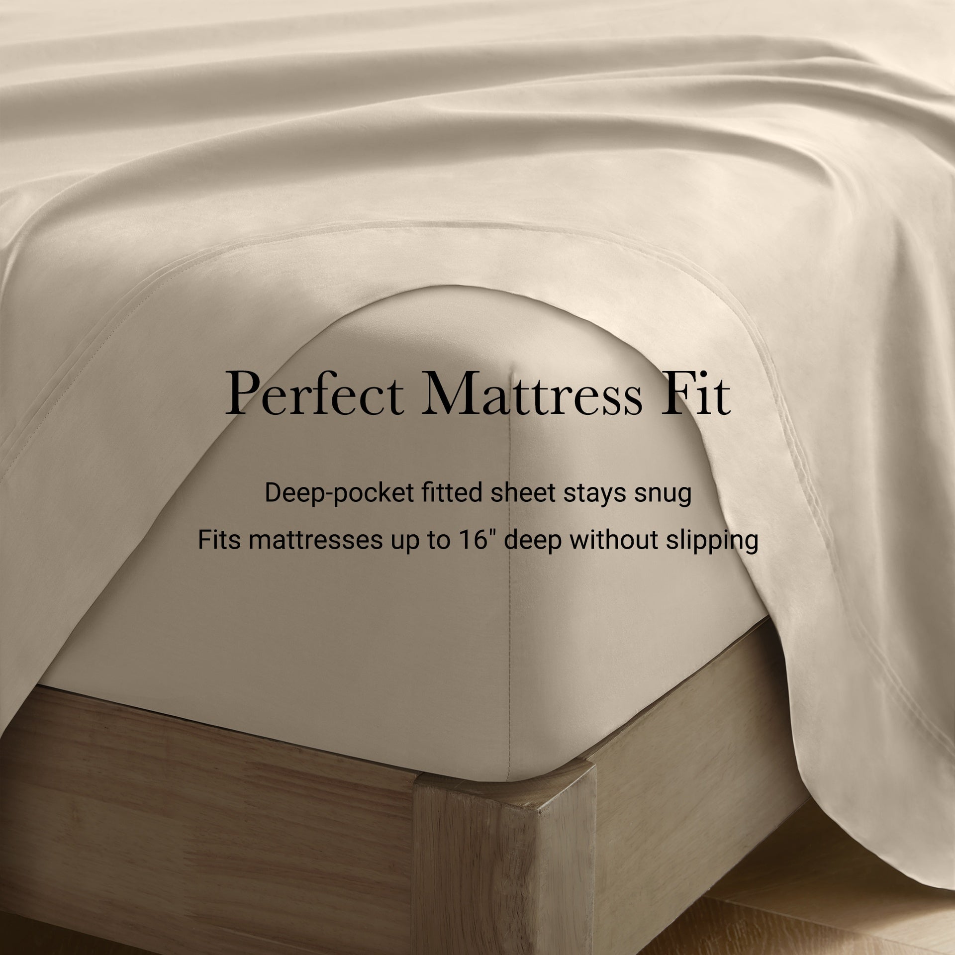 4 Pieces Queen Sateen Sheet Set,Linen