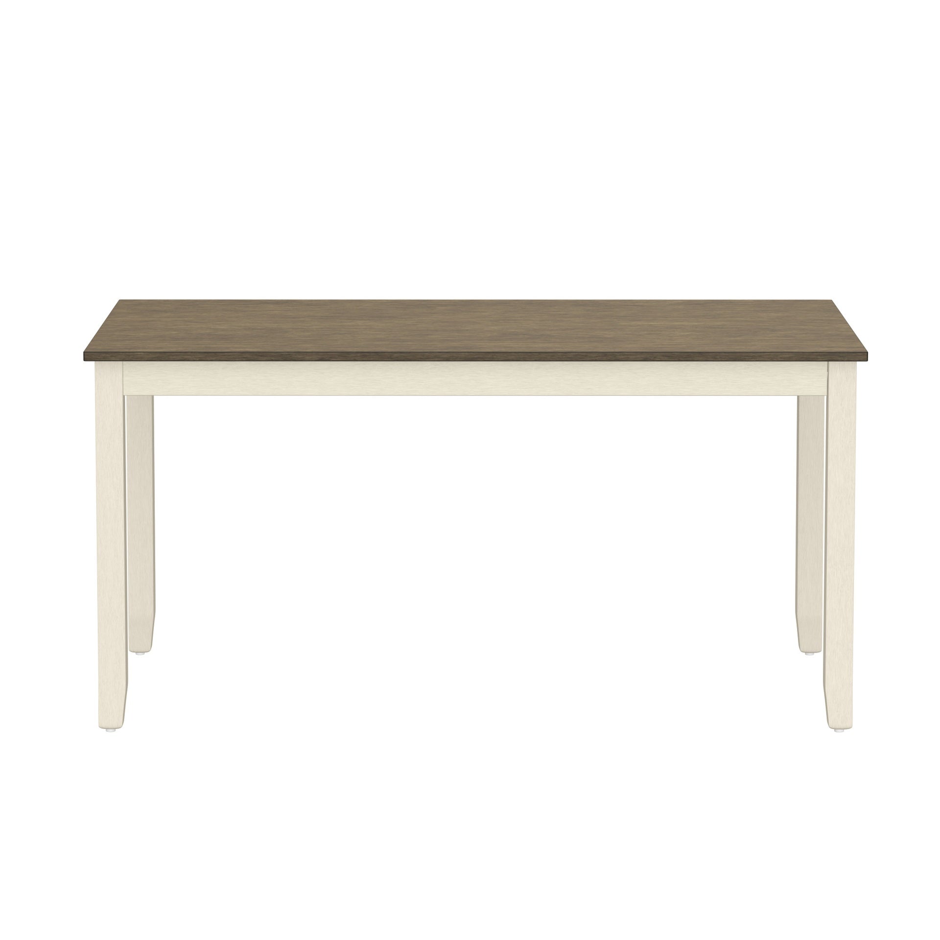 Brown And White 6 Piece Dining Table Set