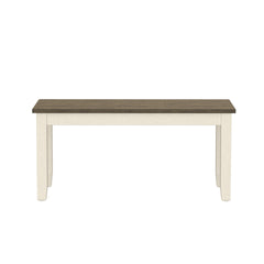 Brown And White 6 Piece Dining Table Set