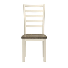 Brown And White 6 Piece Dining Table Set