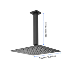Rain Shower Head High Pressure Rainfall Showerhead Water Saving
