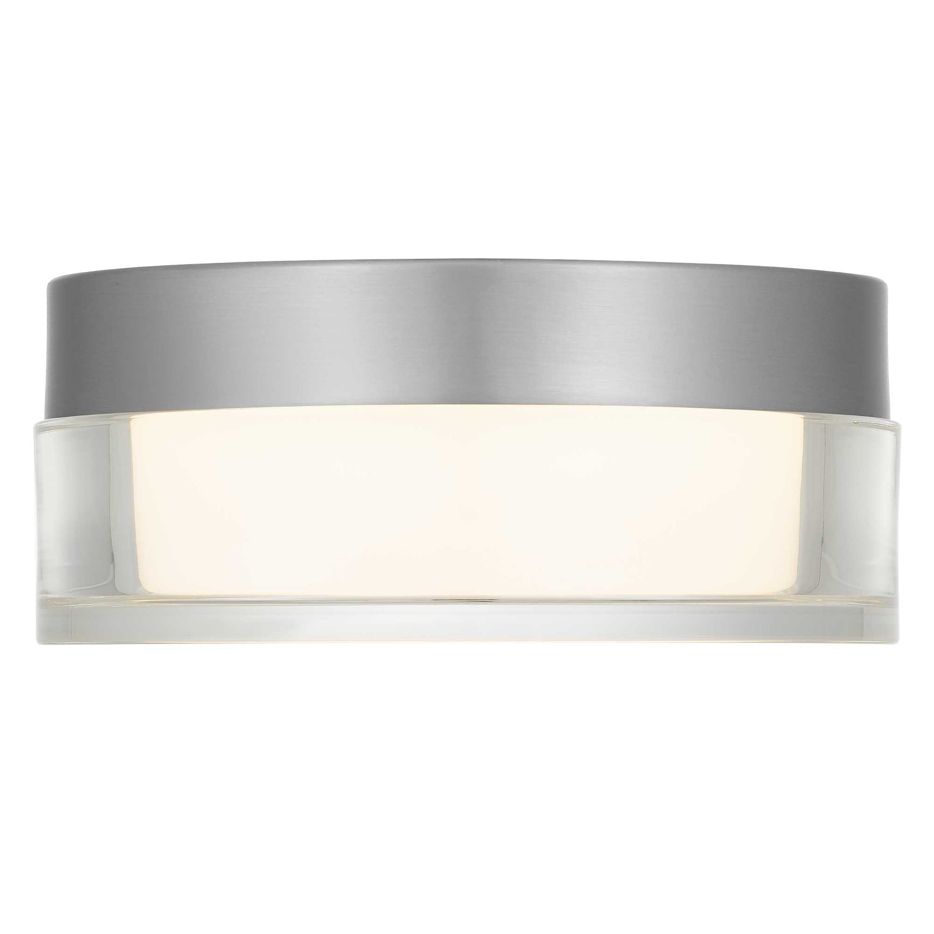 6-inch Chrome Inegrated LED Flush Mount