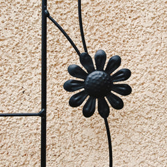 2 Pack Metal Garden Trellis 71" x 19.7" Rustproof Trellis for Climbing Plants Outdoor Flower Support Black