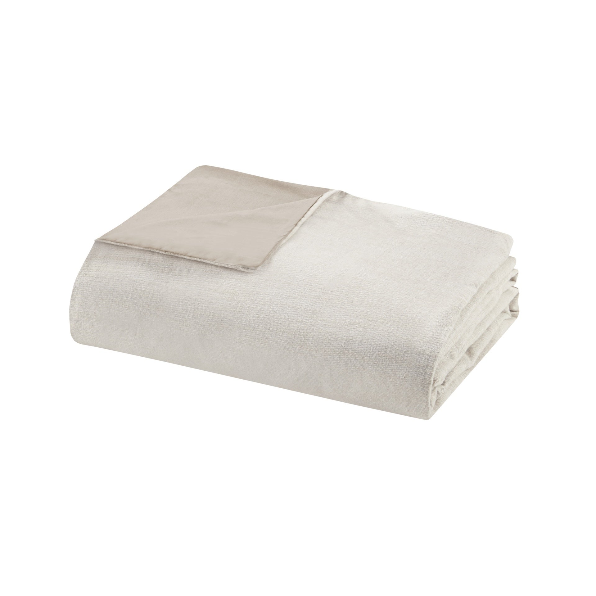 3 Piece Organic Cotton Oversized Duvet Cover Set Natural King/Cal King
