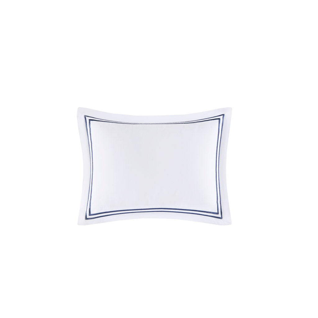 Full/Queen 100% Cotton Sateen Embroidered Comforter Set