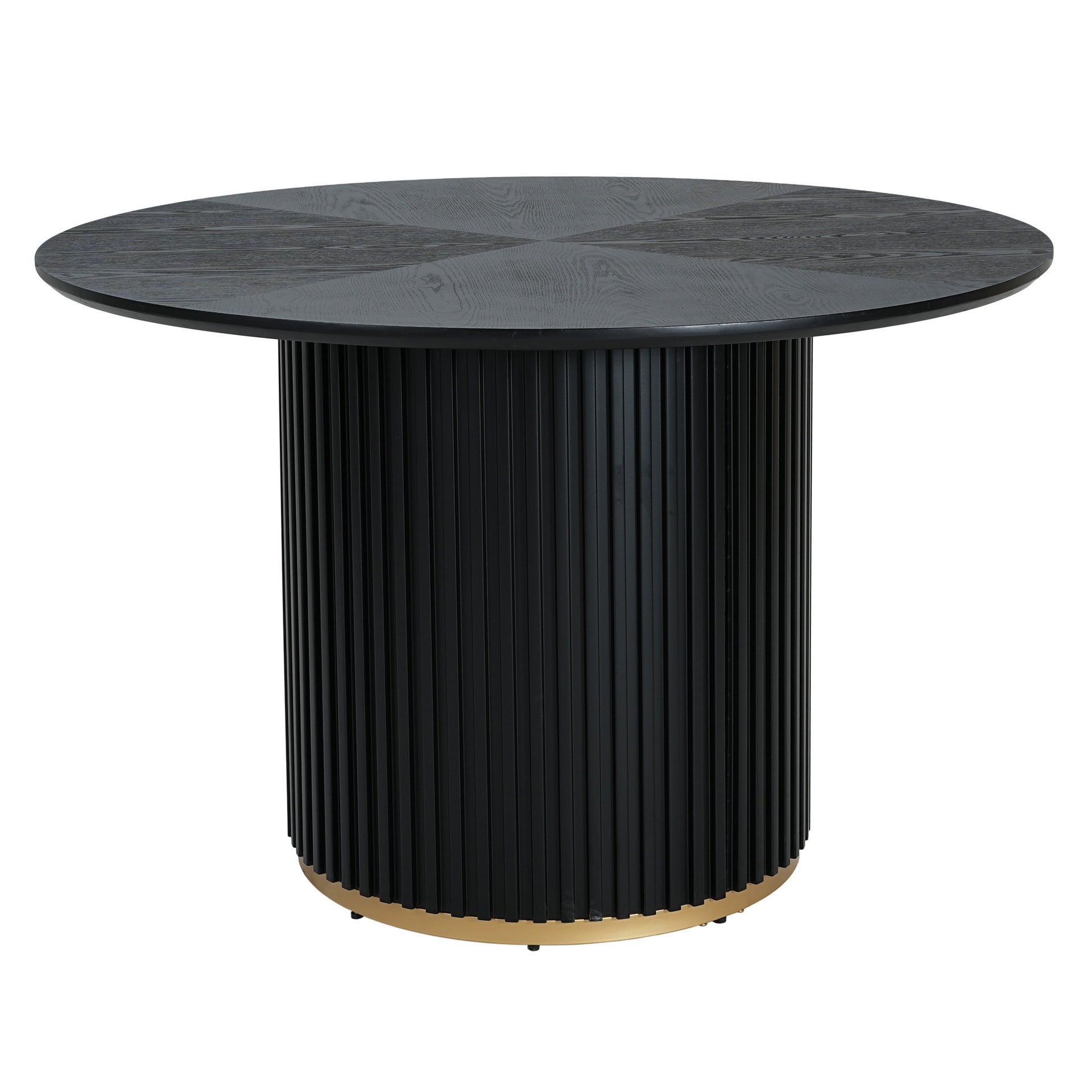 47.25" Round Pedestal Dining Table-N771P194860H_N771P194876J (Black)