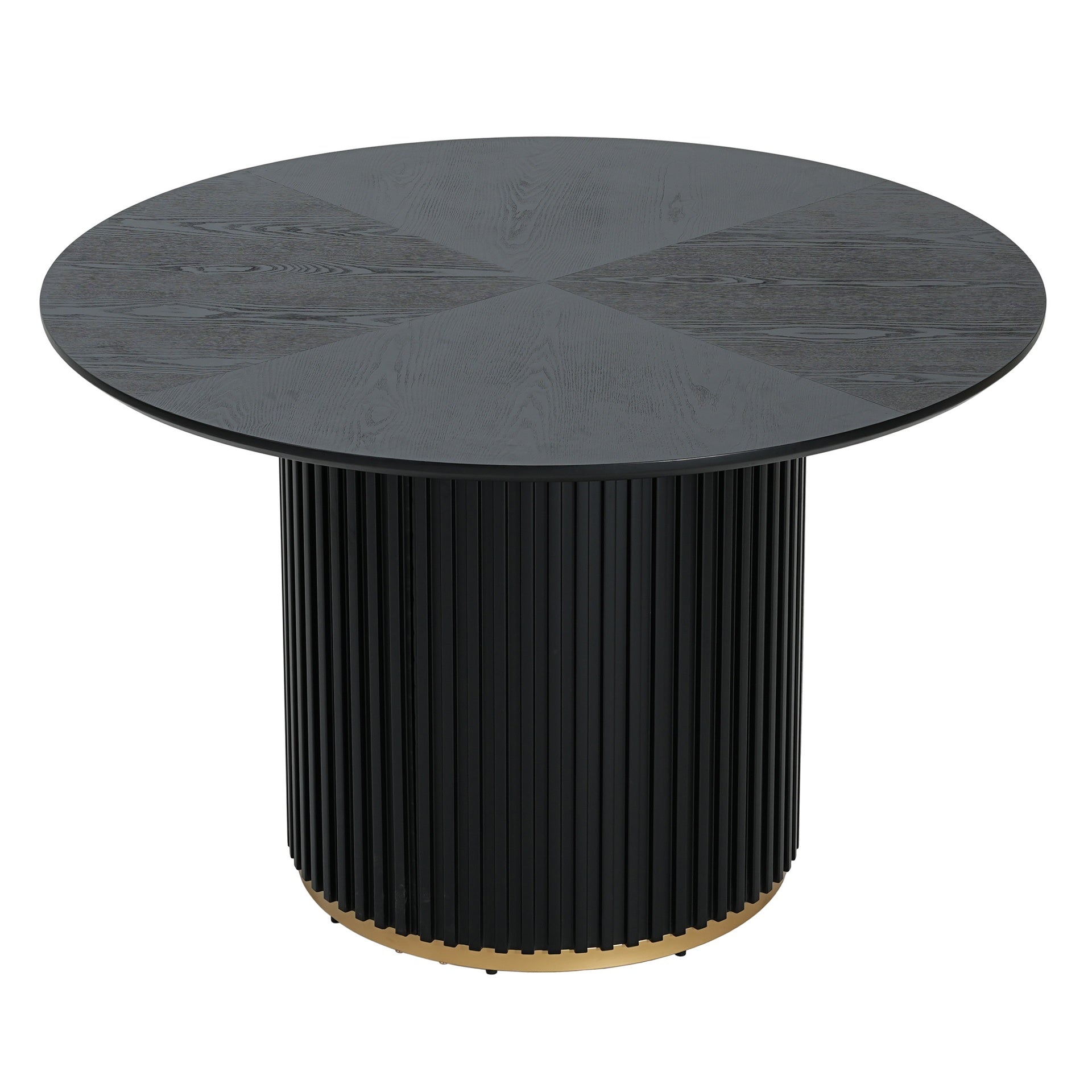 47.25" Round Pedestal Dining Table-N771P194860H_N771P194876J (Black)