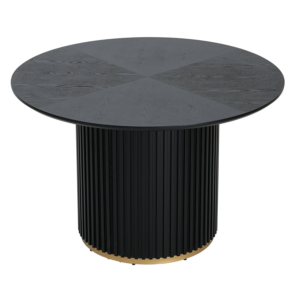 47.25" Round Pedestal Dining Table-N771P194860H_N771P194876J (Black)