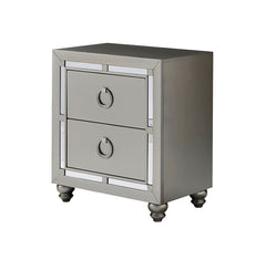 CHLOE GEMSTONE SILVER NIGHTSTAND