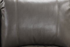 Transitional Style 1pc Glider Recliner Pillow Top Arms Gray Finish Primary Living Room