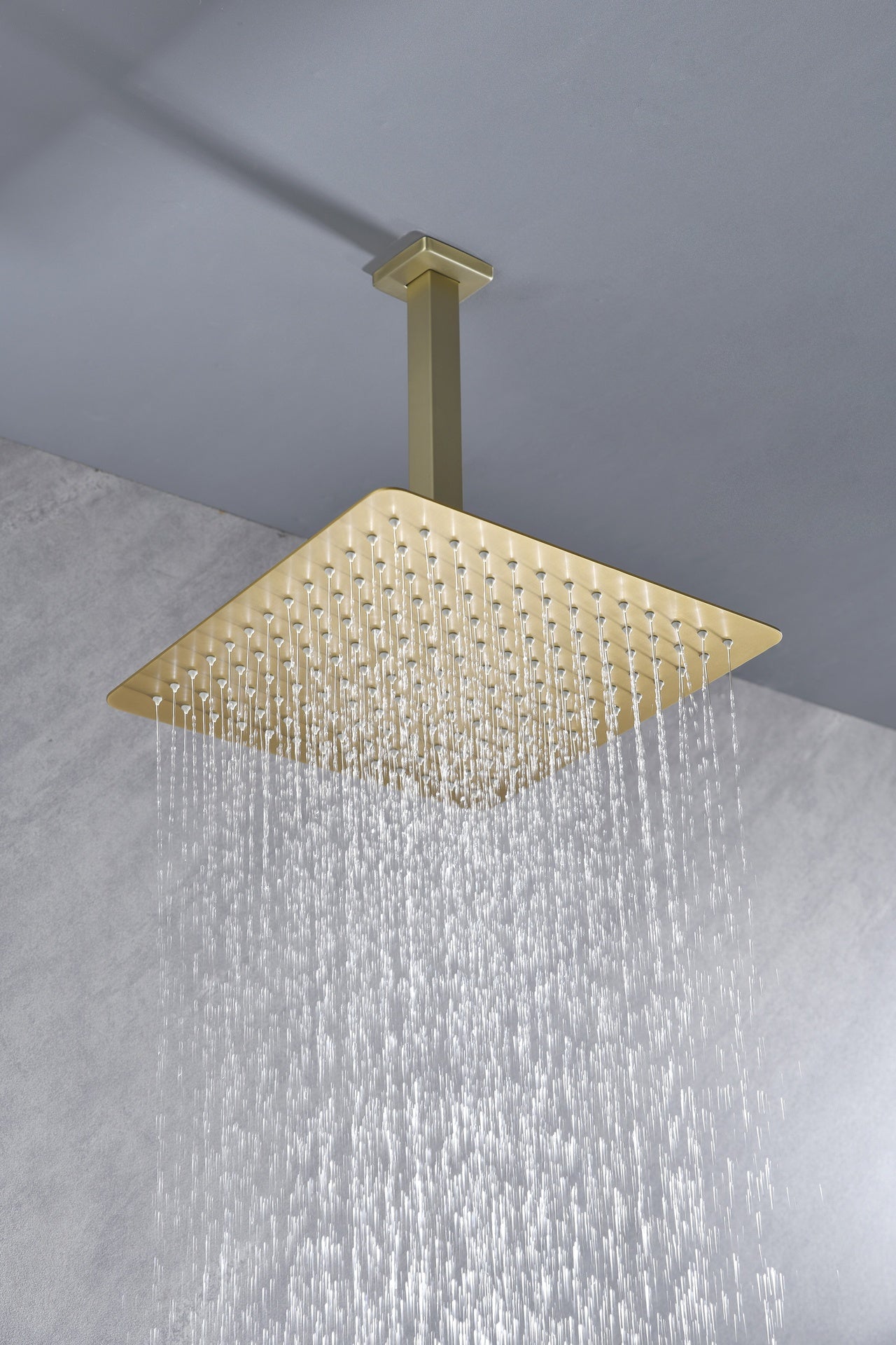 Rain Shower Head High Pressure Rainfall Showerhead Water Saving