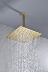 Rain Shower Head High Pressure Rainfall Showerhead Water Saving