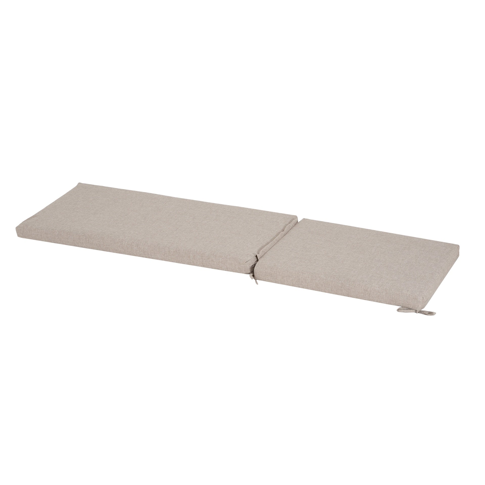 Noah Outdoor Chaise Lounge Cushion, Beige