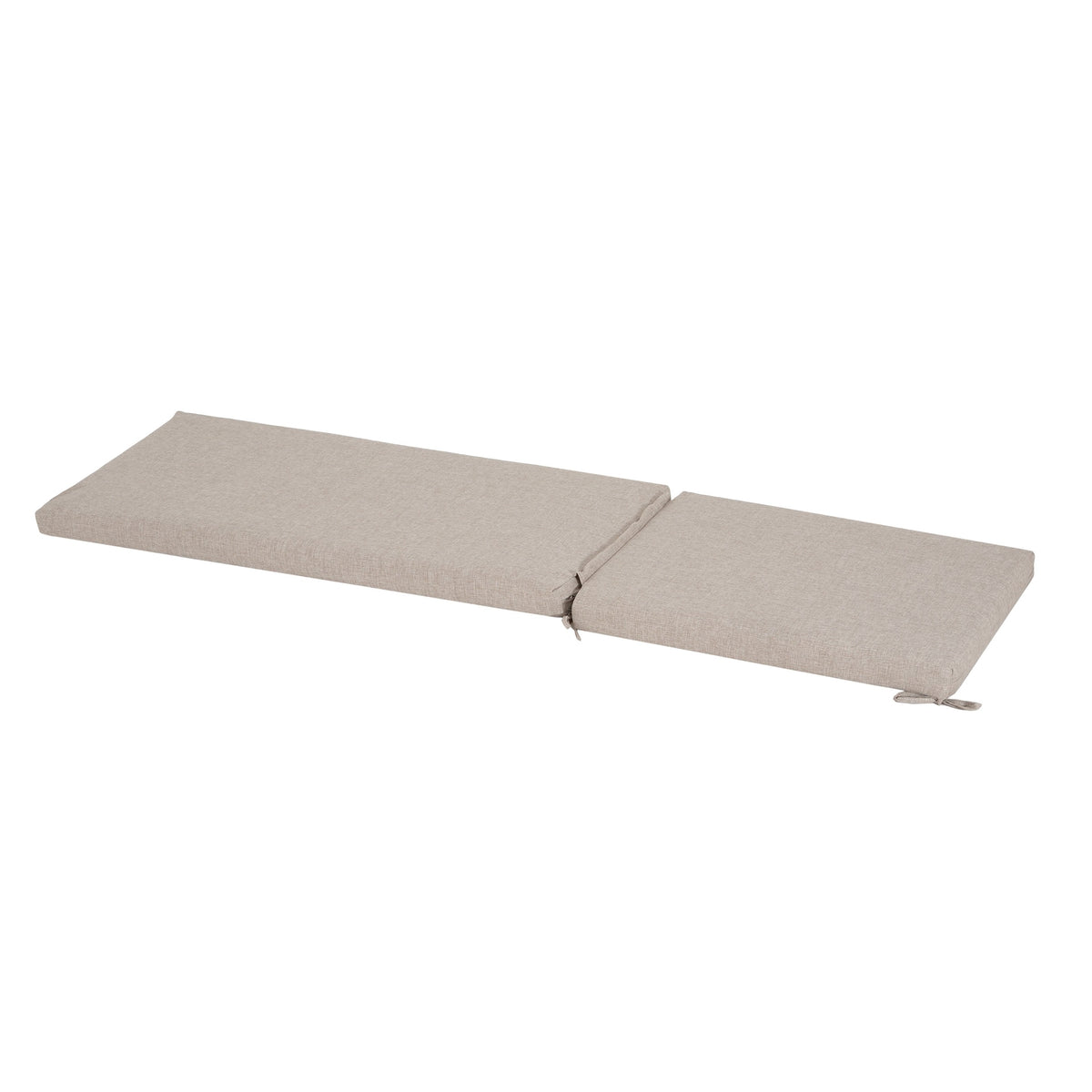 Noah Outdoor Chaise Lounge Cushion, Beige