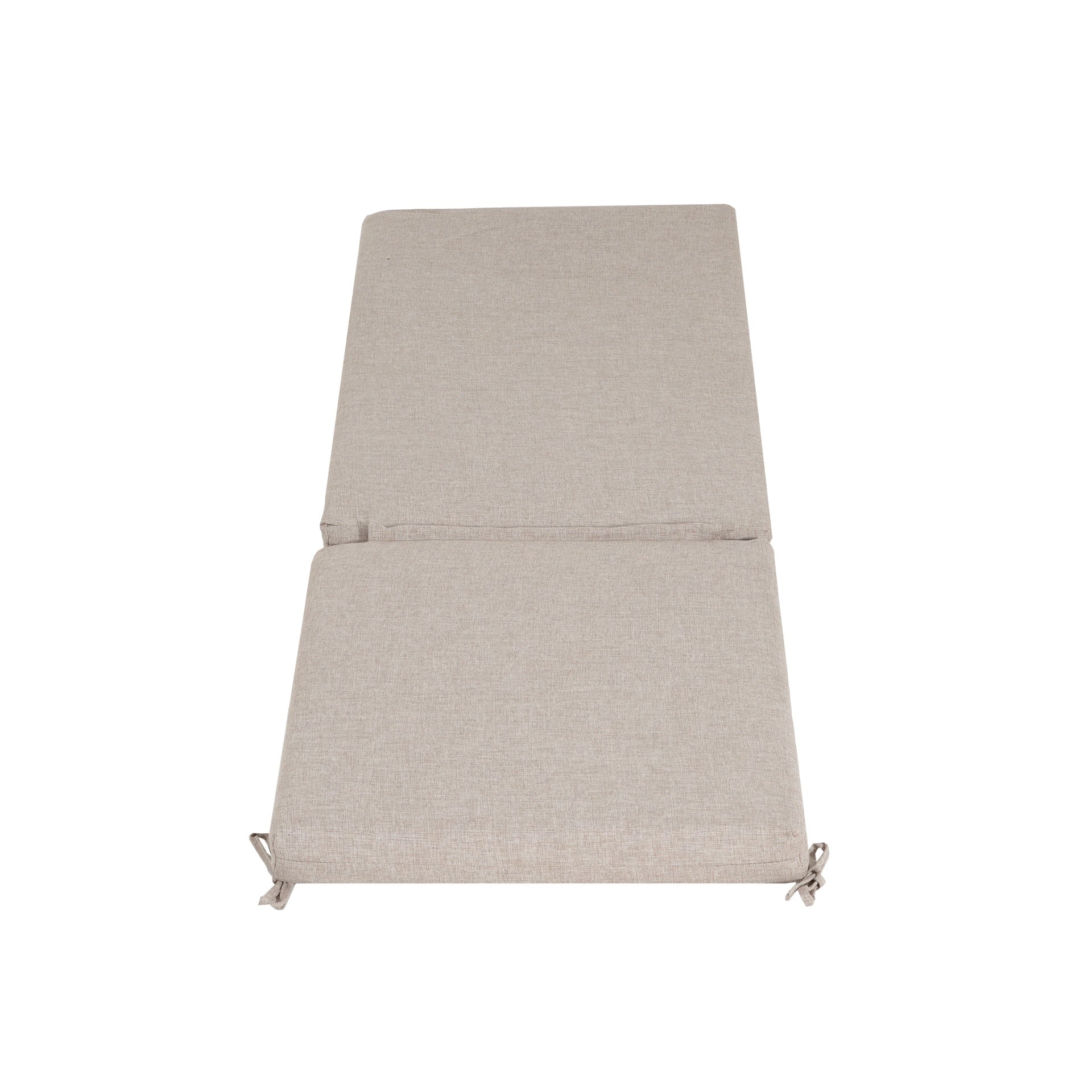 Noah Outdoor Chaise Lounge Cushion, Beige