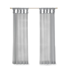 Twist Tab Voile Sheer Window Pair