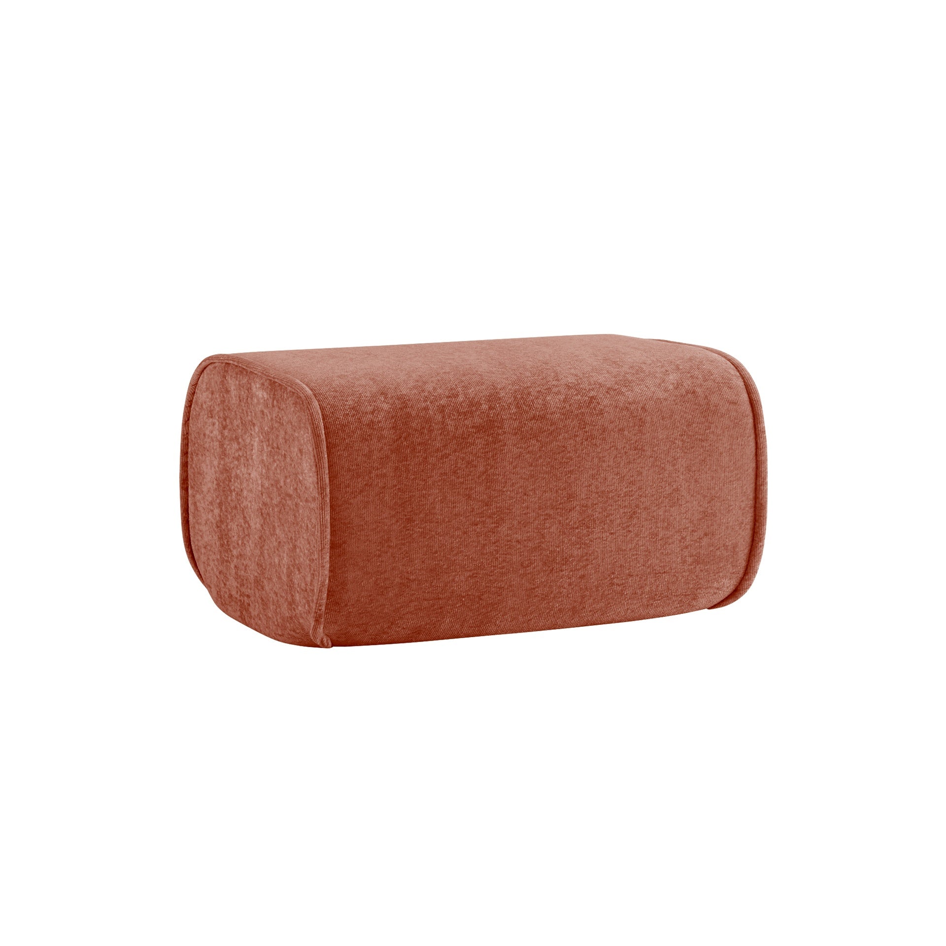 Harrison Ottoman Velvet-Red