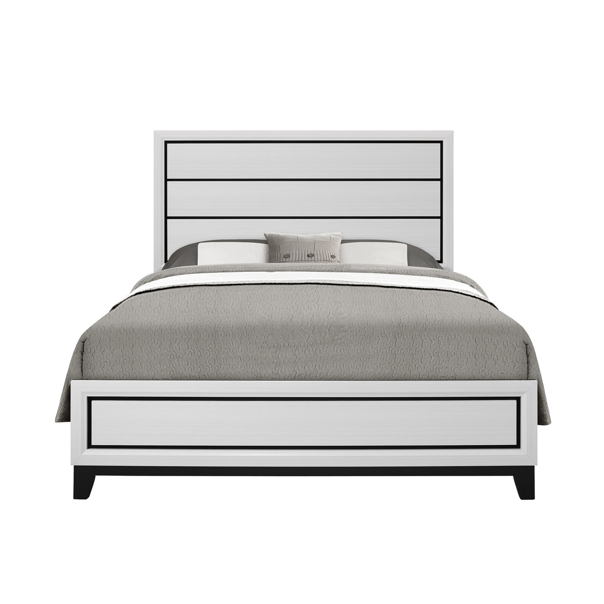 MIRAGE WHITE QUEEN BED