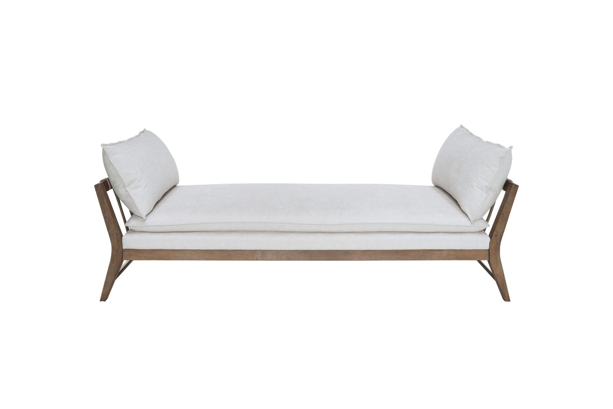 Daybed w/ Leather Strap Detail