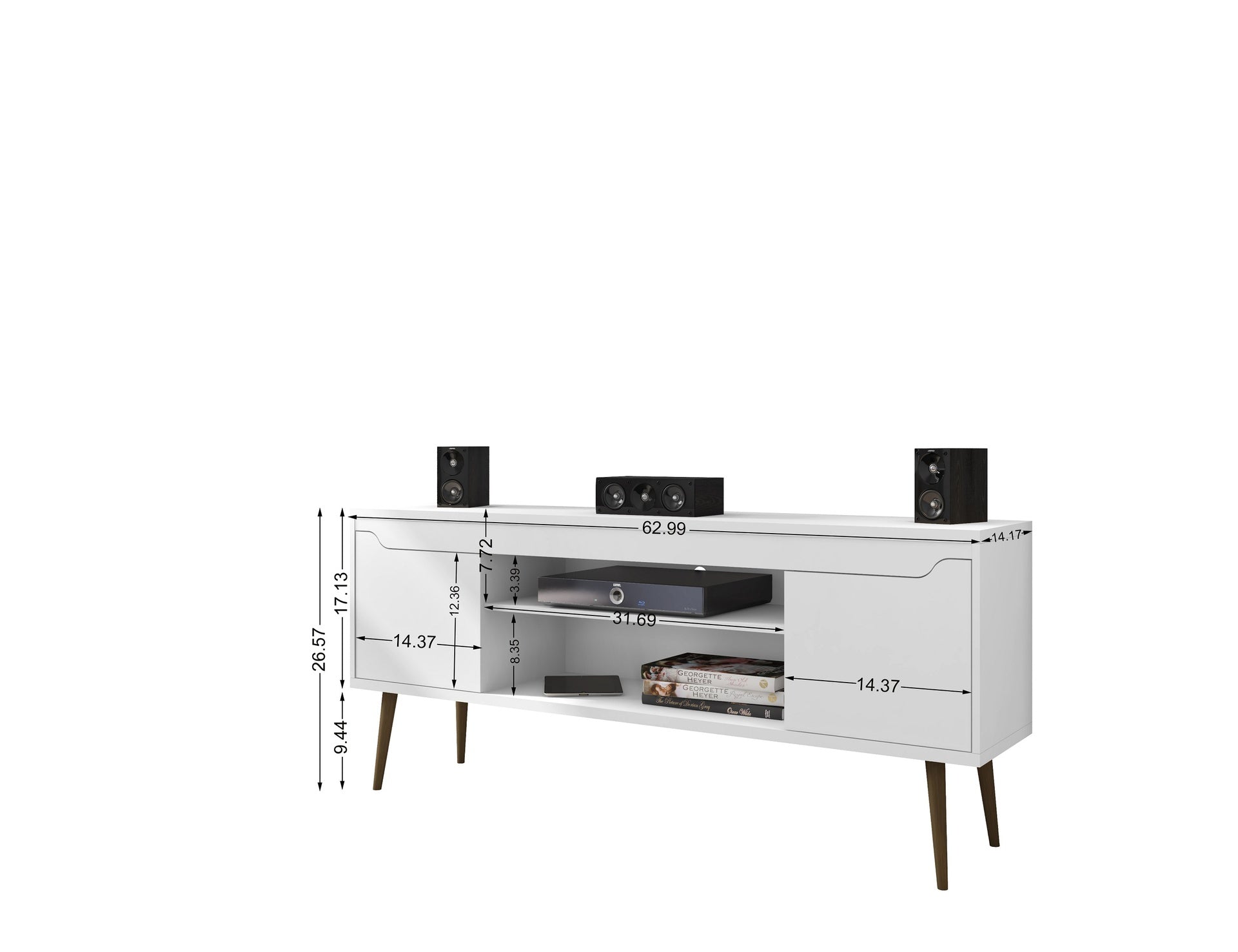 TV Stand in White