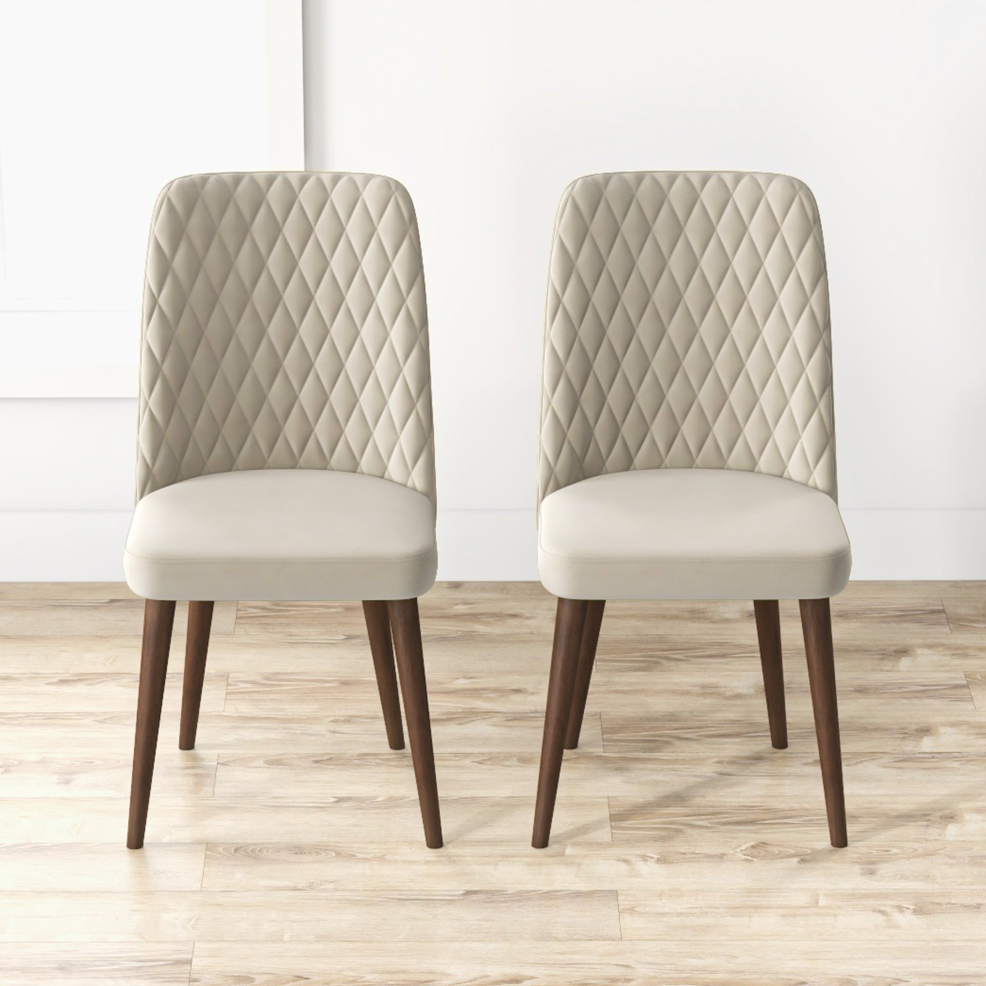 Katie Mid-Century Modern Velvet Dining Chair (Set of 2)