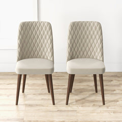Katie Mid-Century Modern Velvet Dining Chair (Set of 2)
