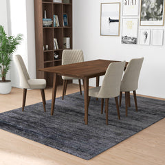 Katie Mid-Century Modern Velvet Dining Chair (Set of 2)