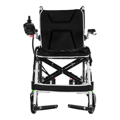 Electric Wheelchair 220lbs Capacity Foldable Lightweight 12 Mile