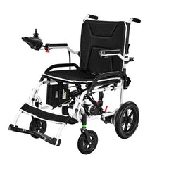 Electric Wheelchair 220lbs Capacity Foldable Lightweight 12 Mile