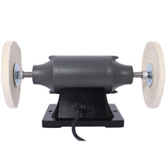 8-Inch Electric Polisher Bench Buffer Grinder - Includes 4PCs 80Ply Thic Buffing Wheels Ideal Benchtop Buffing Machine for Polishing Metal, Jewelry, Knives, Wood, Jade, and Plastic. CSA Certificated