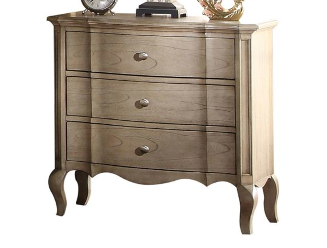 Chelmsford Antique Taupe Finish Nightstand