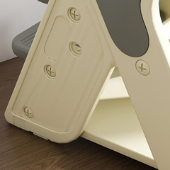 Multi functional Growing Up Dining chair,A high chair suitable for eating and feeding,Adjustable Height Toddler Tower,Use five-point seat belts and a movable large dinner plate.
