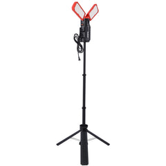 10000 Lumen 100 Watt Dual-Head LED Work Light with Telescoping Tripod, Work Light with Stand Rotating Waterproof Lamps and 9
 9Ft 3-Prong Power Cord 2x50W LED worklight with telescoping tripod