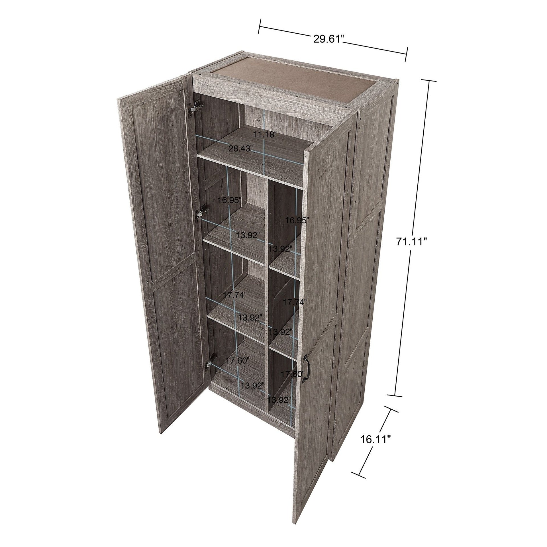 Storage Cabinet in Gray