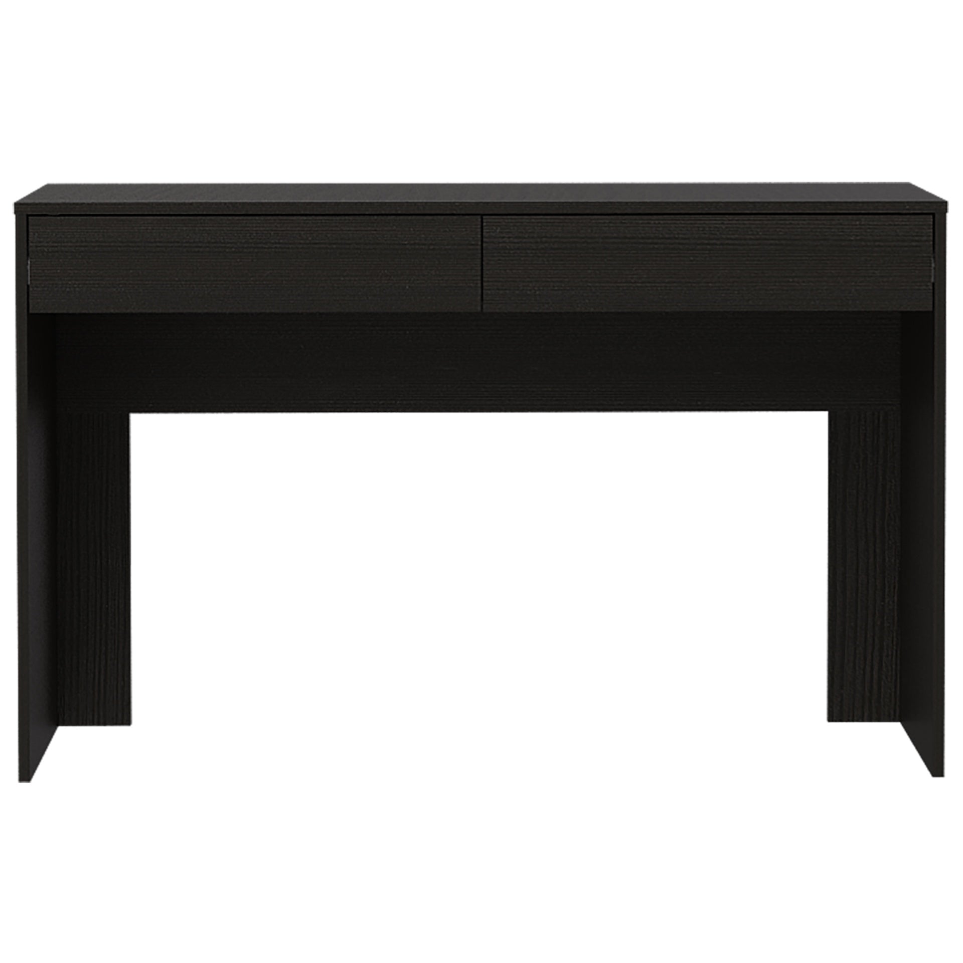 Wenge 2-Drawer Computer Desk