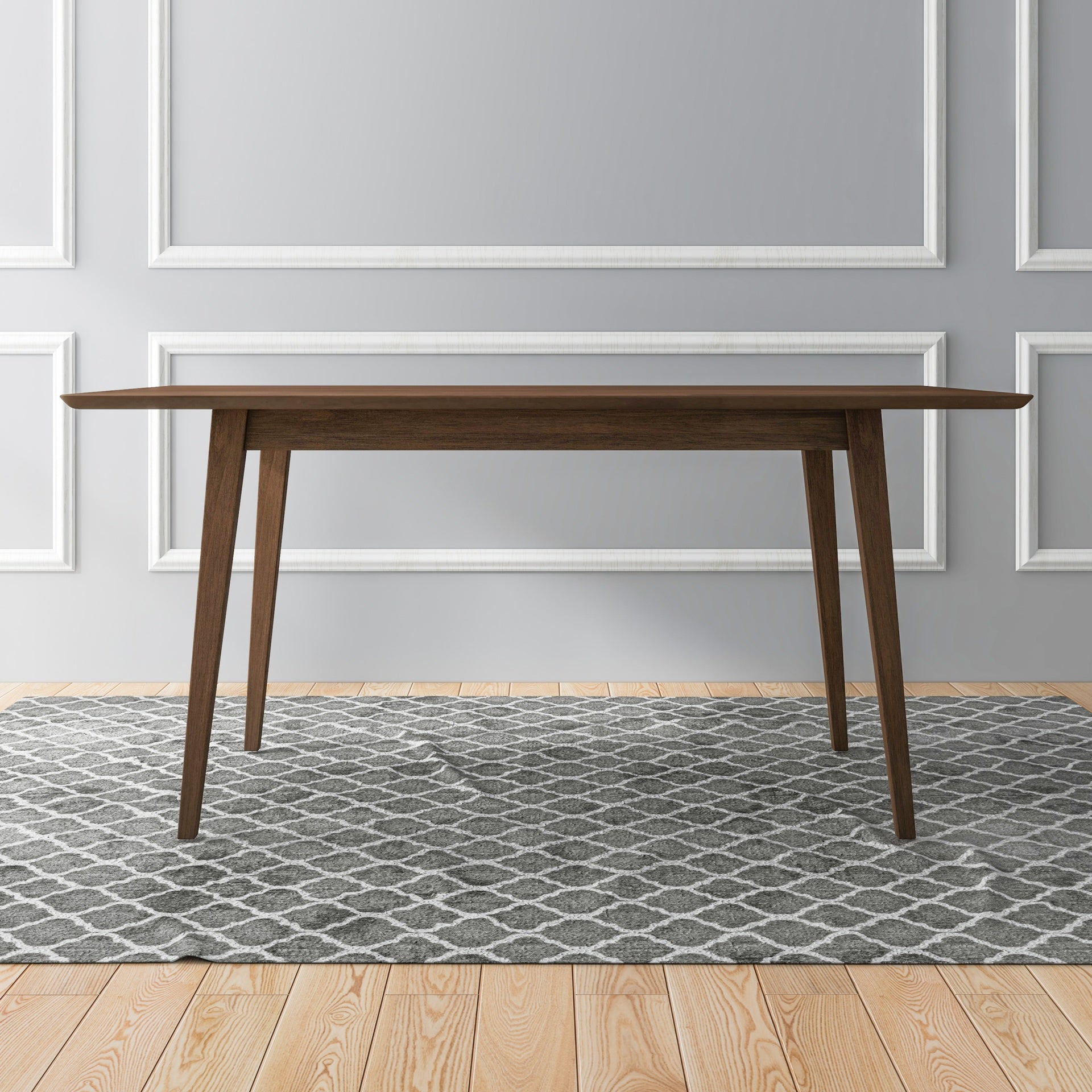 Levi Modern Style Solid Wood Rectangular Dining Kitchen Table