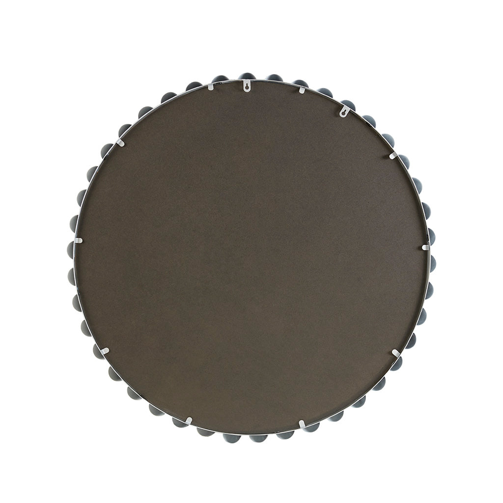 Beaded Round Wall Mirror 36"D