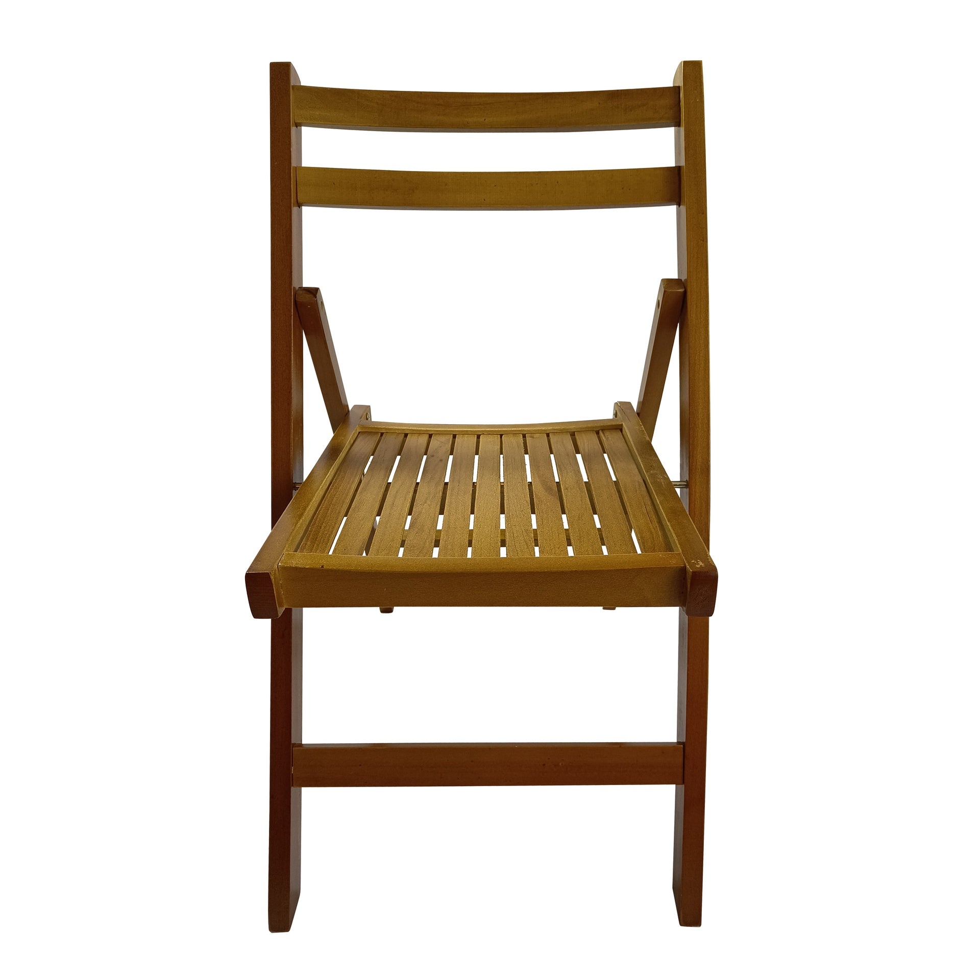 Furniture Slatted Wood Folding Special Event Chair - Honey color, Set of 4, FOLDING CHAIR, FOLDABLE STYLE