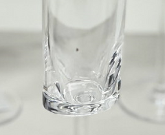 Oval Halo Plastic Champagne Flutes Set of 4 (4oz), Unbreakable Mimosa Glasses Plastic Champagne Glasses, Acrylic Wedding Champagne Flutes