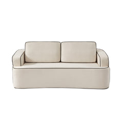 Integrated handrail   double seating layout, saving space while comfortably accommodating 2 people, suitable for studio apartments, small living rooms or bedrooms, combining decoration andity.
