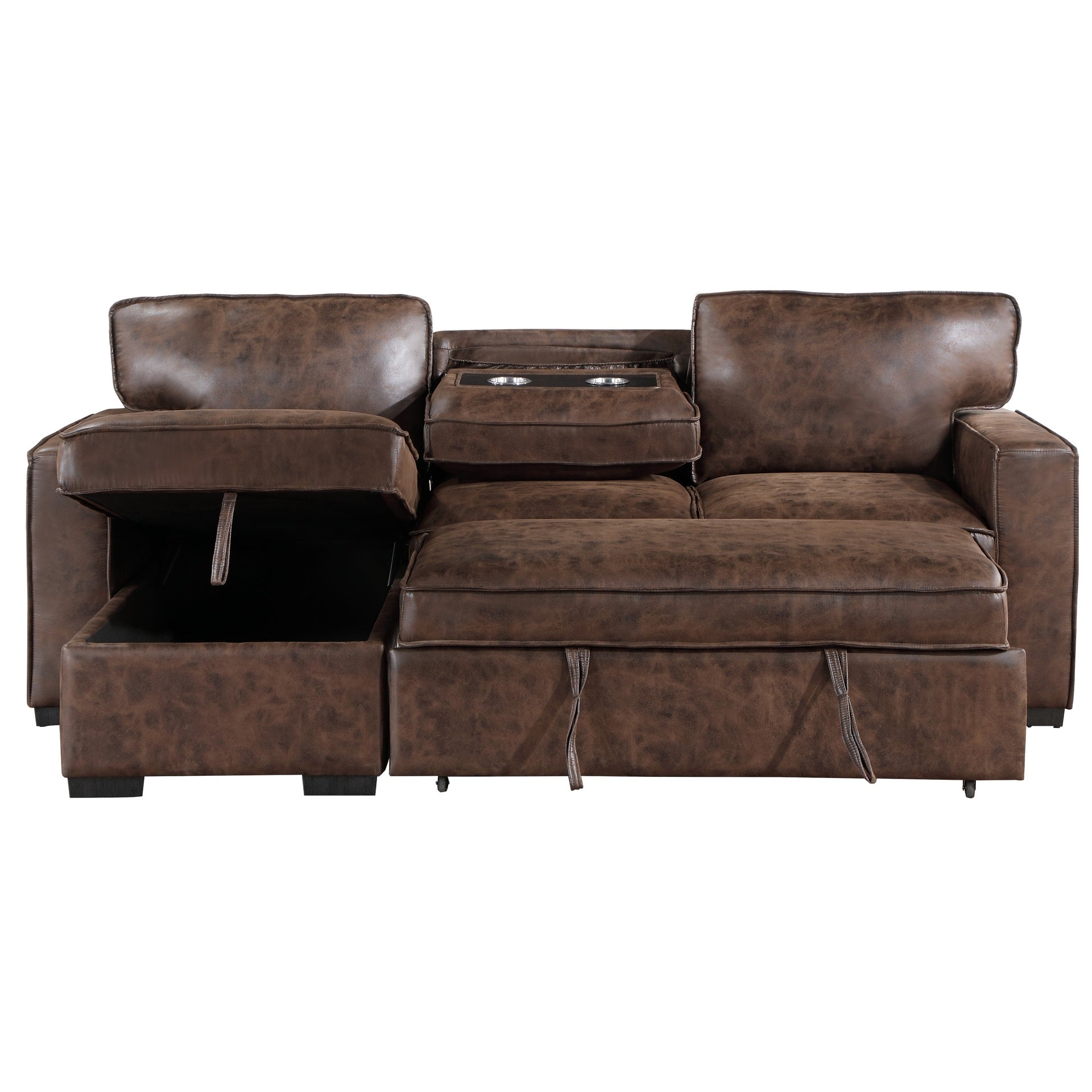 TERRITORY COFFEE REVERSIBLE PULL OUT SOFA BED