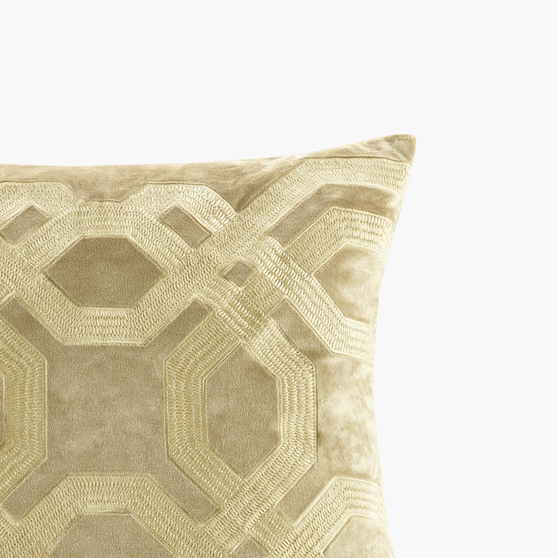 Square Decor Pillow Gold 18x18"