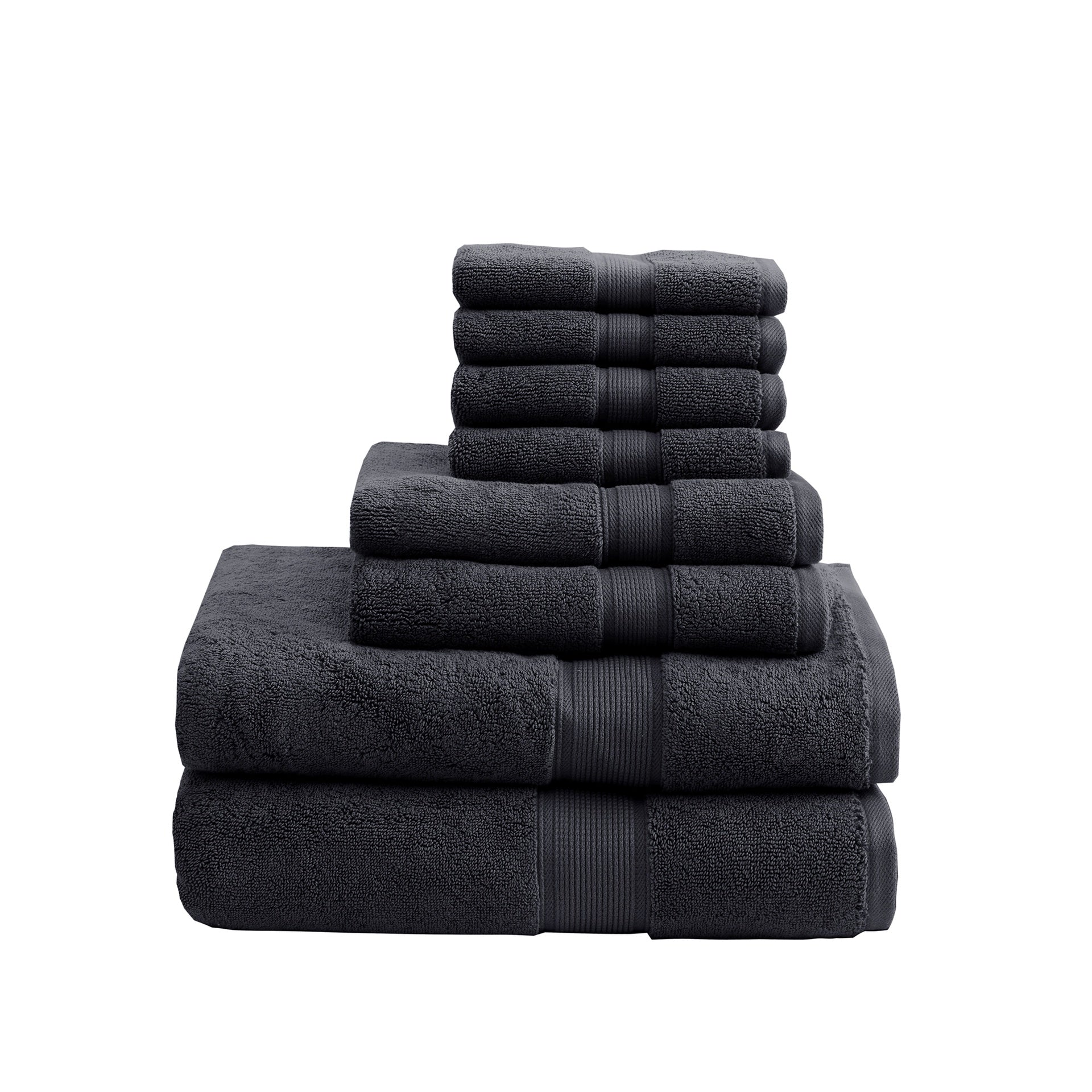Ultra-Soft 100% Cotton Absorbent Towel Set 34x68" – 2PK