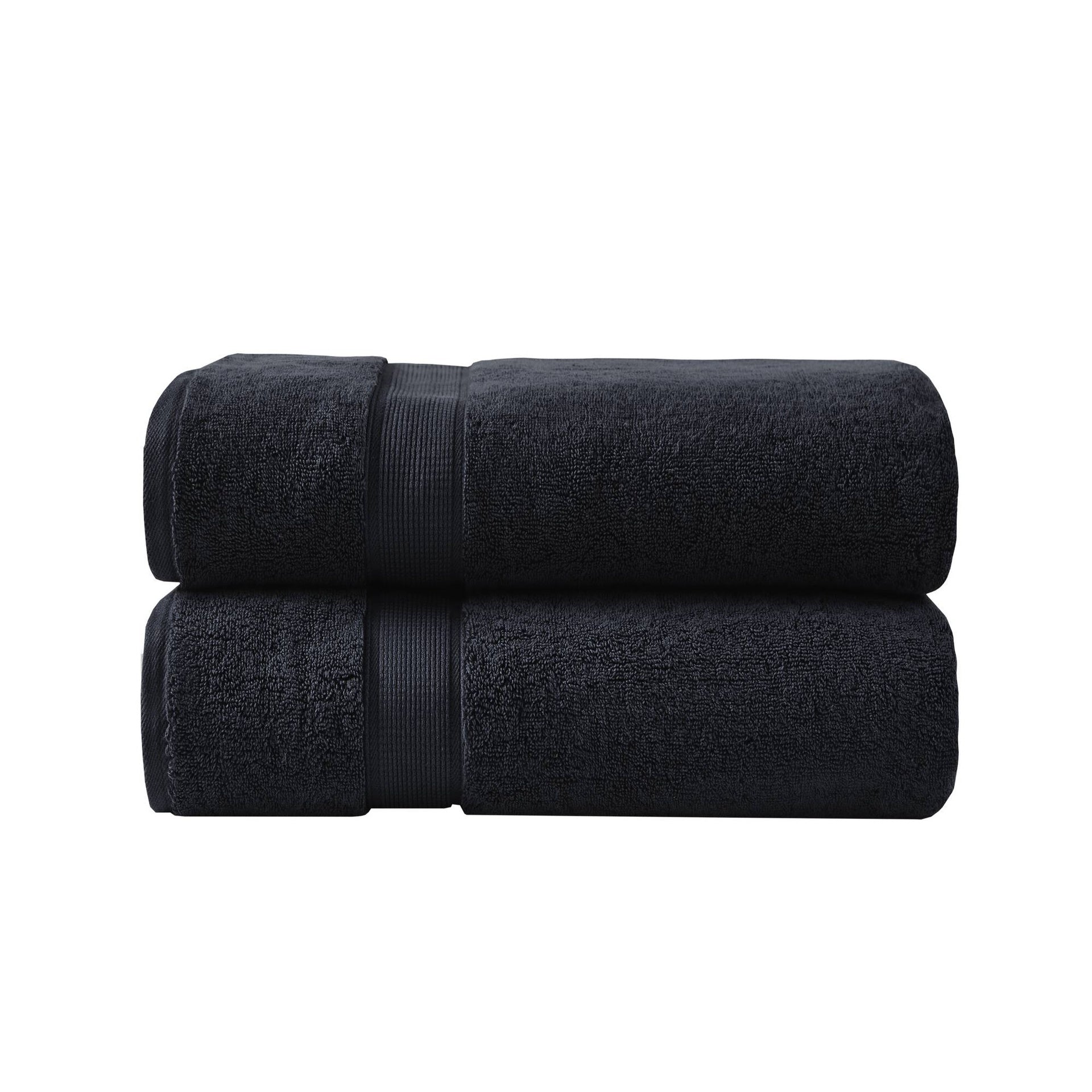 Ultra-Soft 100% Cotton Absorbent Towel Set 34x68" – 2PK