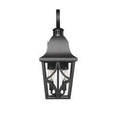 Outdoor Wall Light Fixtures, Waterproof Exterior Wall Sconce Porch Lights, Matte Black Outdoor Wall Lantern with Clear Glass, Outside Wall Mount Lighting for House, Garage, Front Door (1 pack)